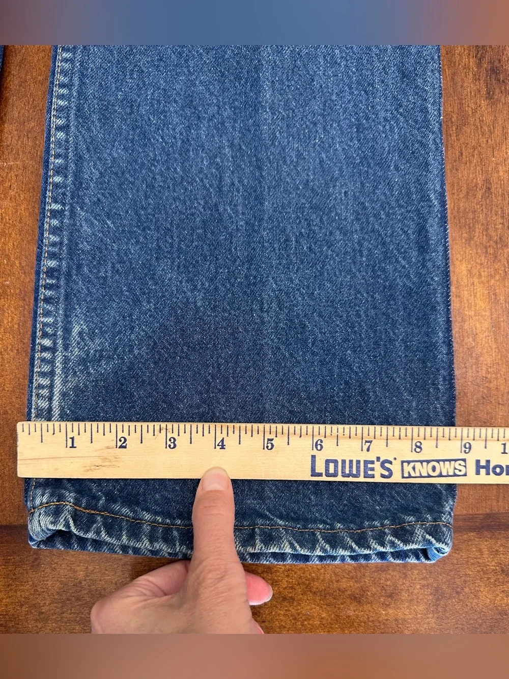 Vintage 1991 Levi's 517 Orange Tab Bootcut Jeans Made in USA Fits W32 L29